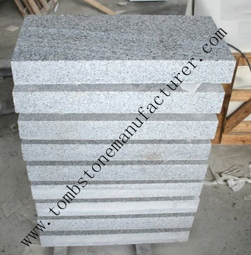 light gray granite flush marker